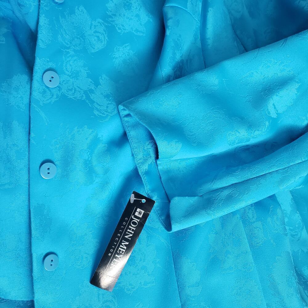 Turquoise John Meyer Skirt Suit - Size 16W | New w/ Tags | Church & Event Ready - Picture 9 of 13